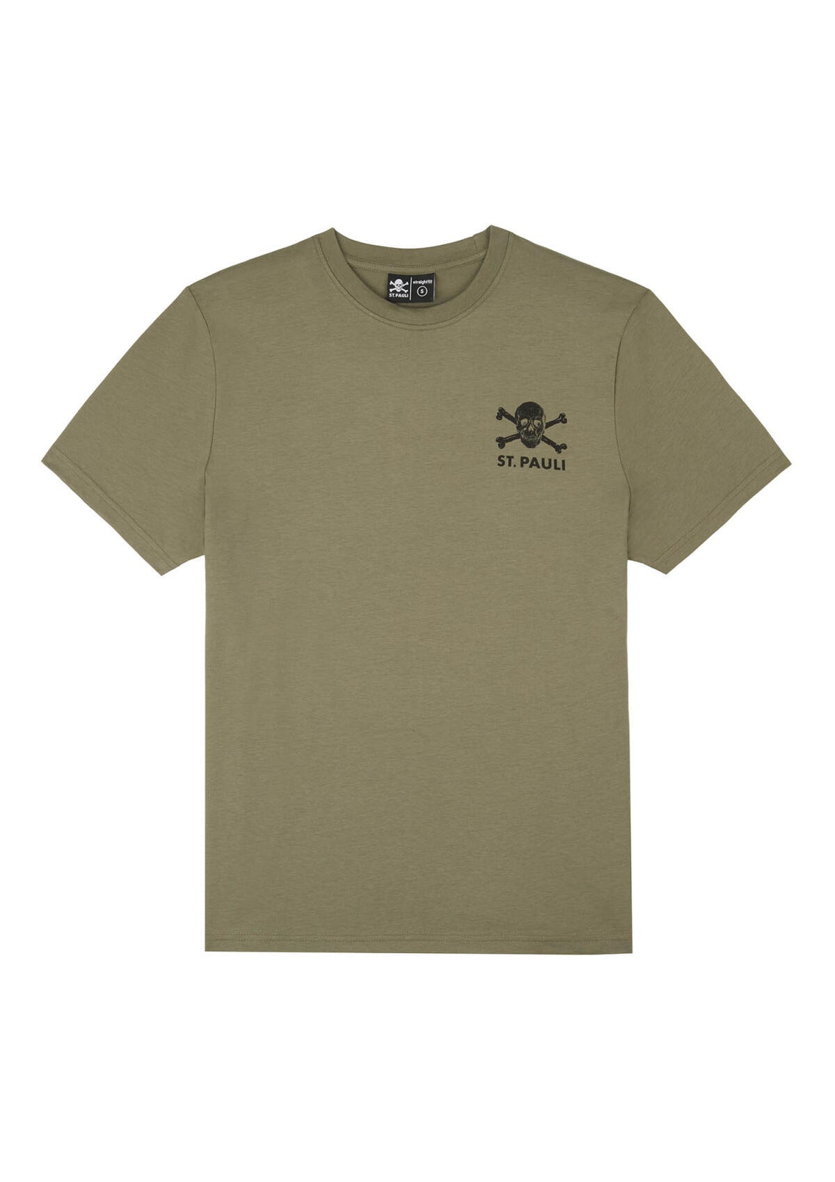 T-Shirt "Black / Olive" oliv
