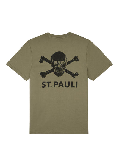 T-Shirt "Black / Olive" oliv