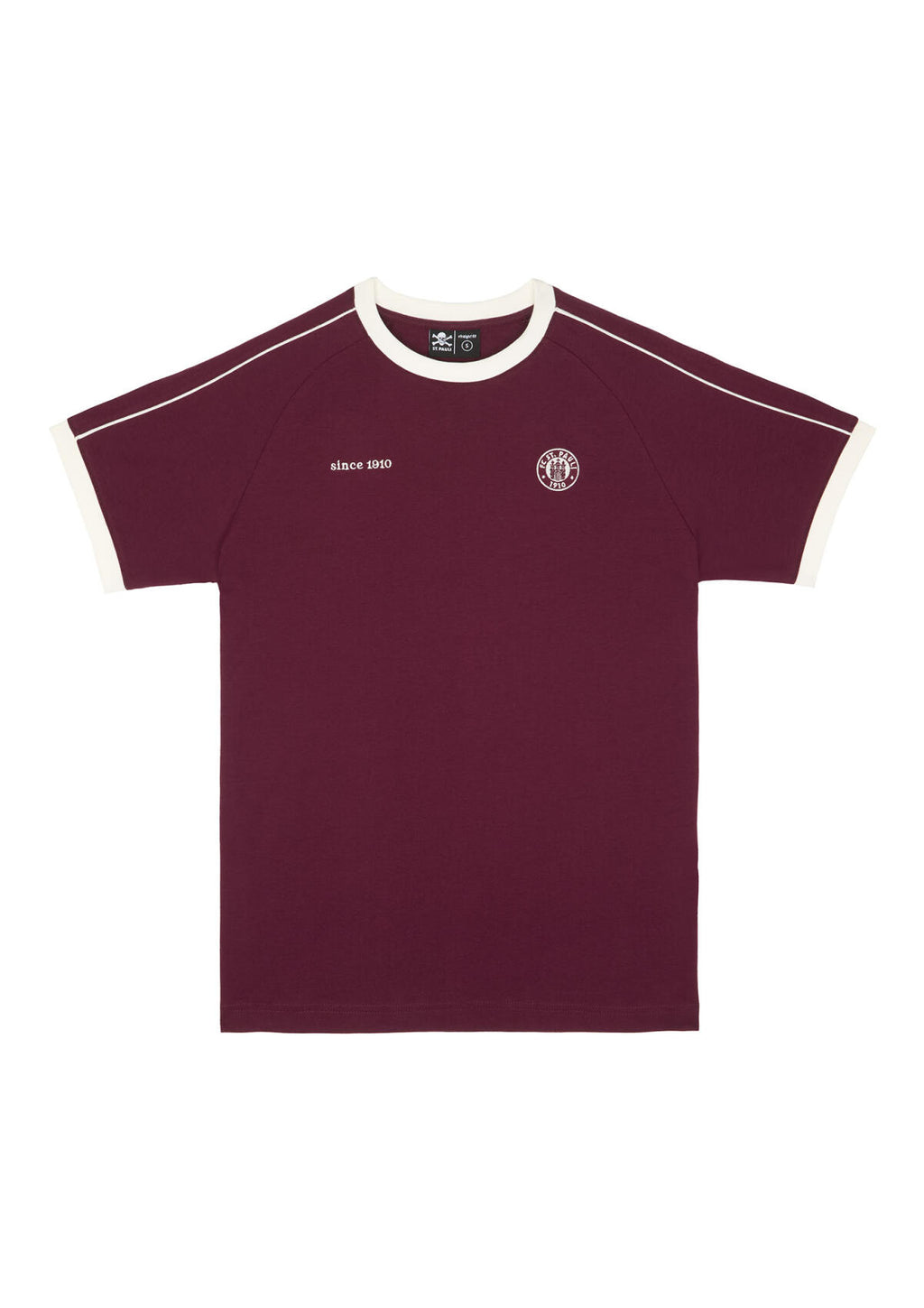 T-Shirt  "Retro Sport" aubergine