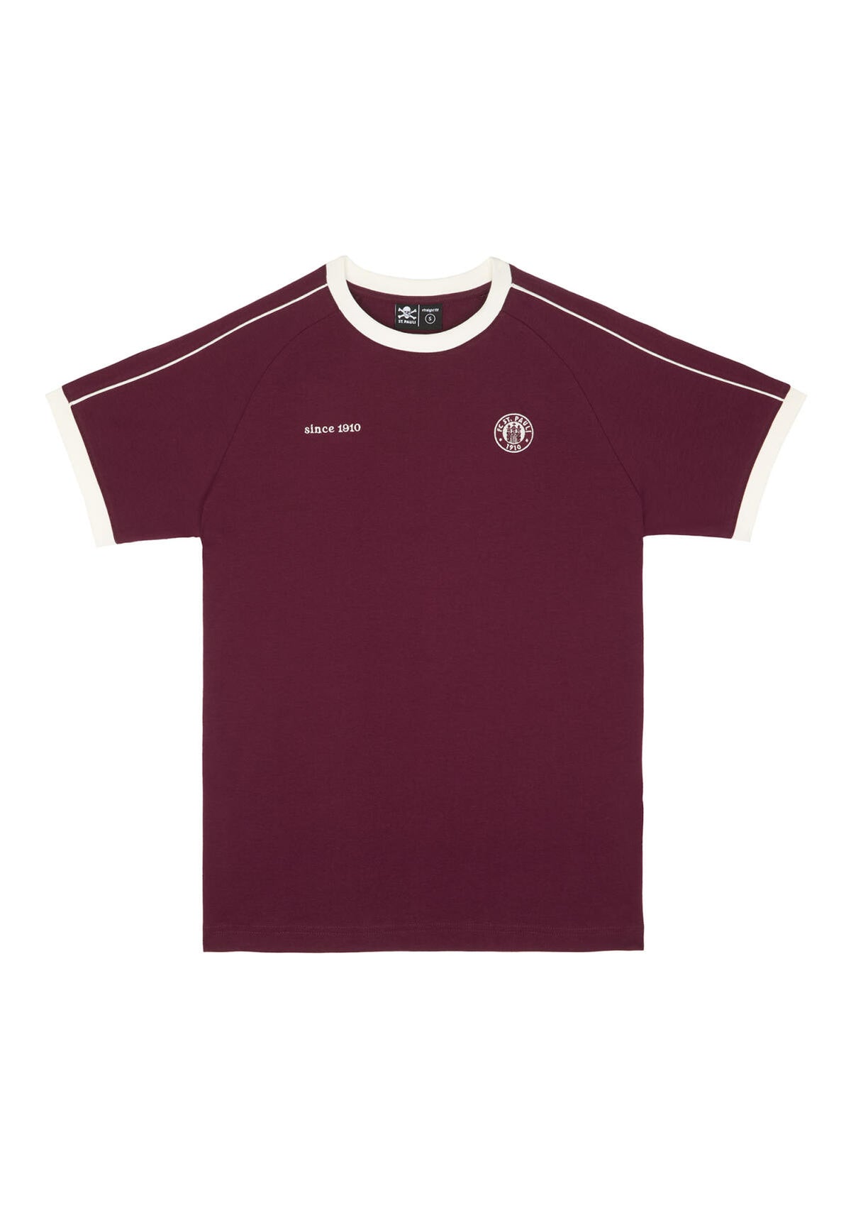 T-Shirt  "Retro Sport" aubergine