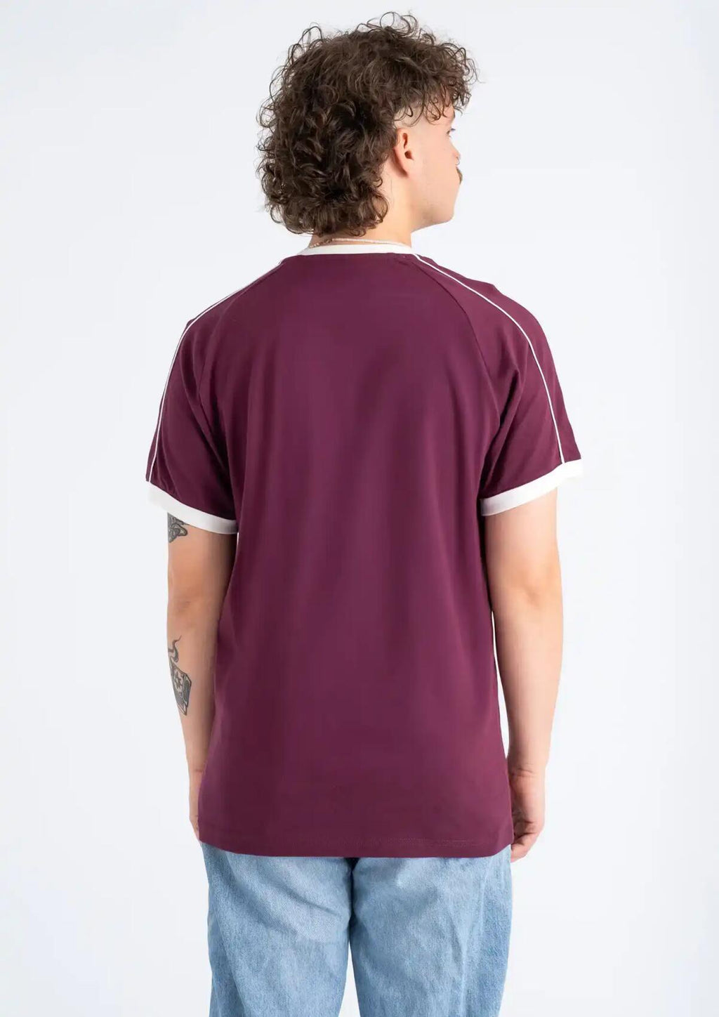 T-Shirt  "Retro Sport" aubergine