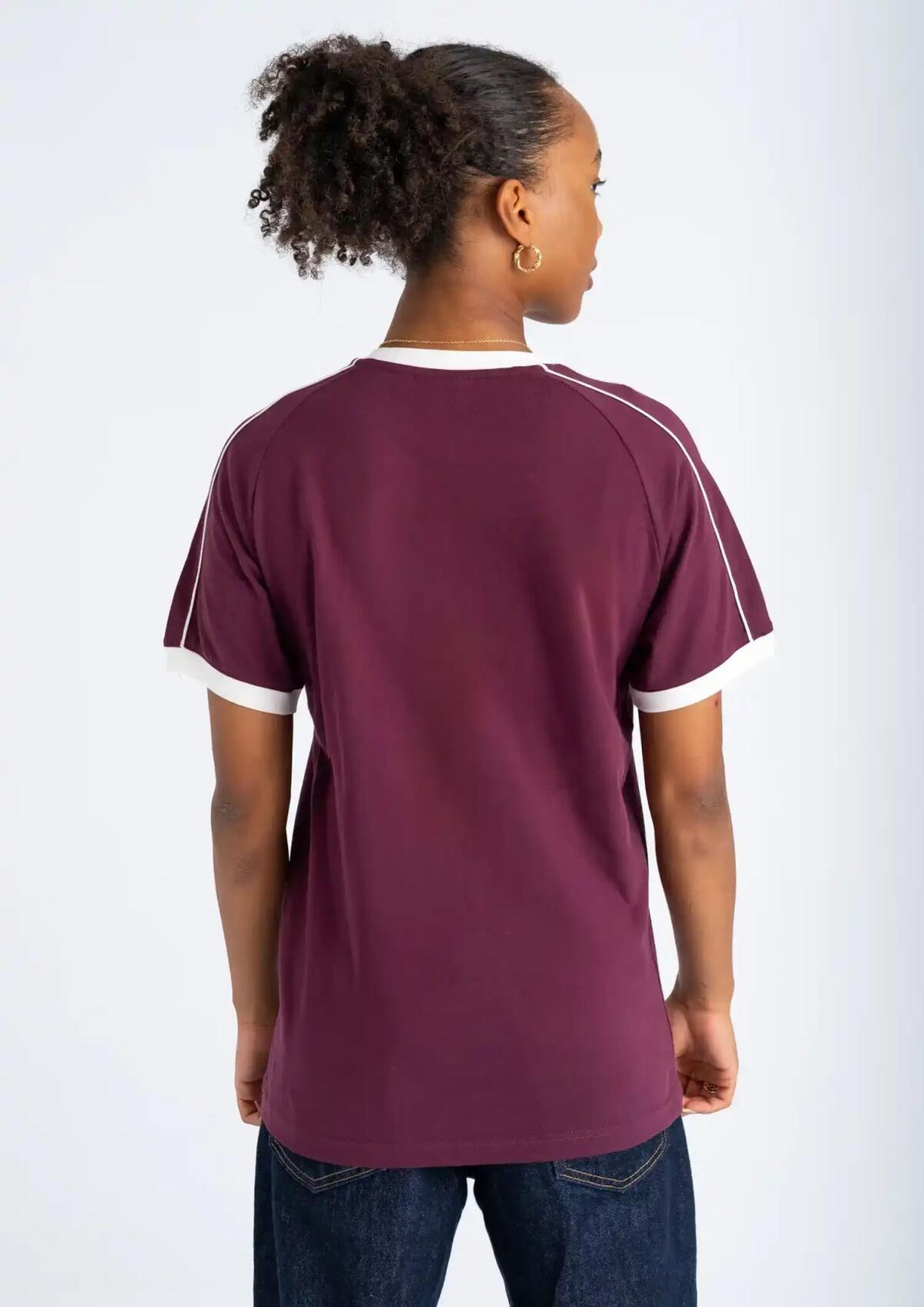 T-Shirt  "Retro Sport" aubergine