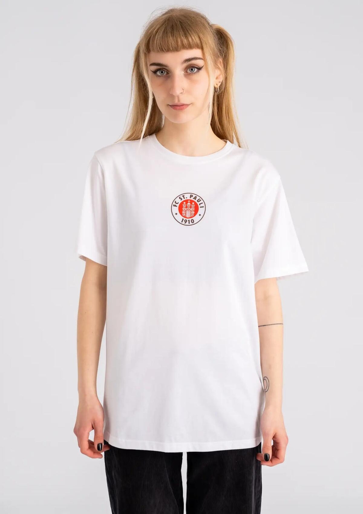 T-Shirt "Logo weiss"