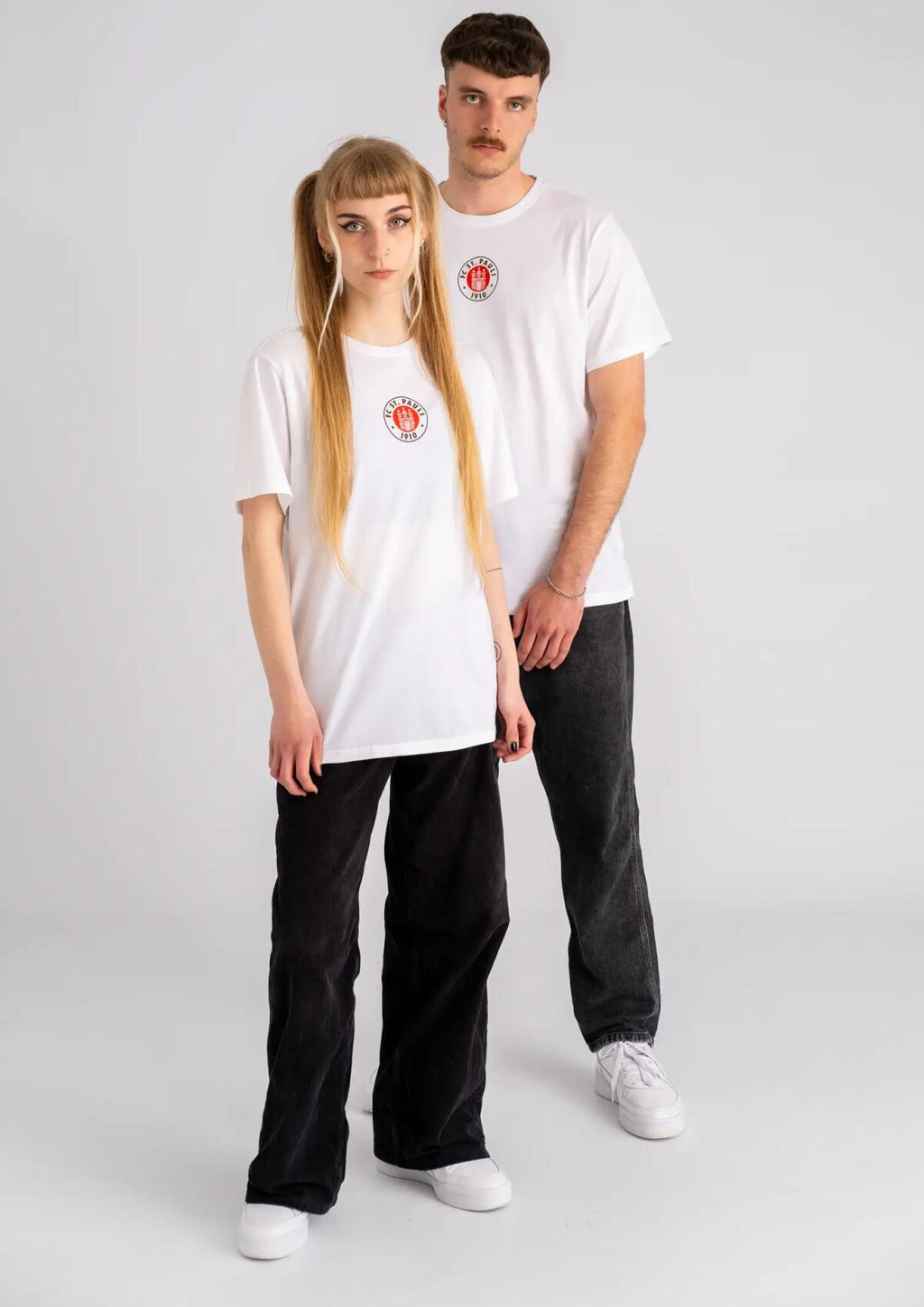 T-Shirt "Logo weiss"