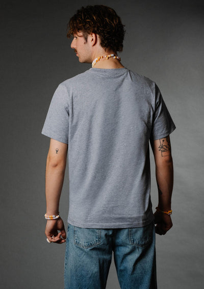T-Shirt Rainbow Circle -Grey Melange
