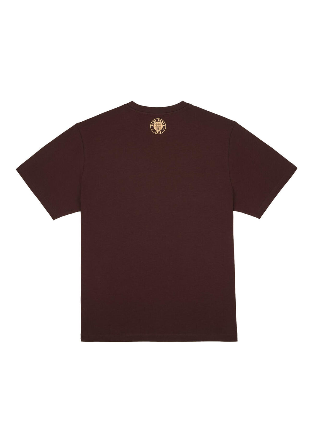 T-Shirt "FÜR ST PAULI" braun