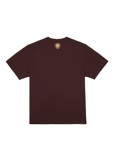 T-Shirt "FÜR ST PAULI" braun