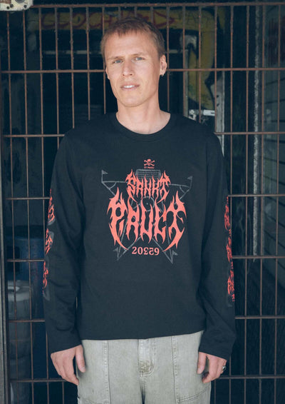 Longsleeve "Hell Yeah" schwarz