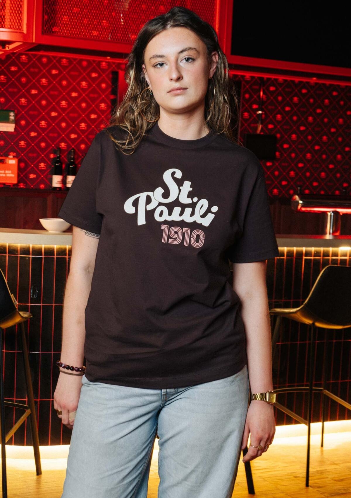 T-Shirt "St. Pauli 1910 braun"