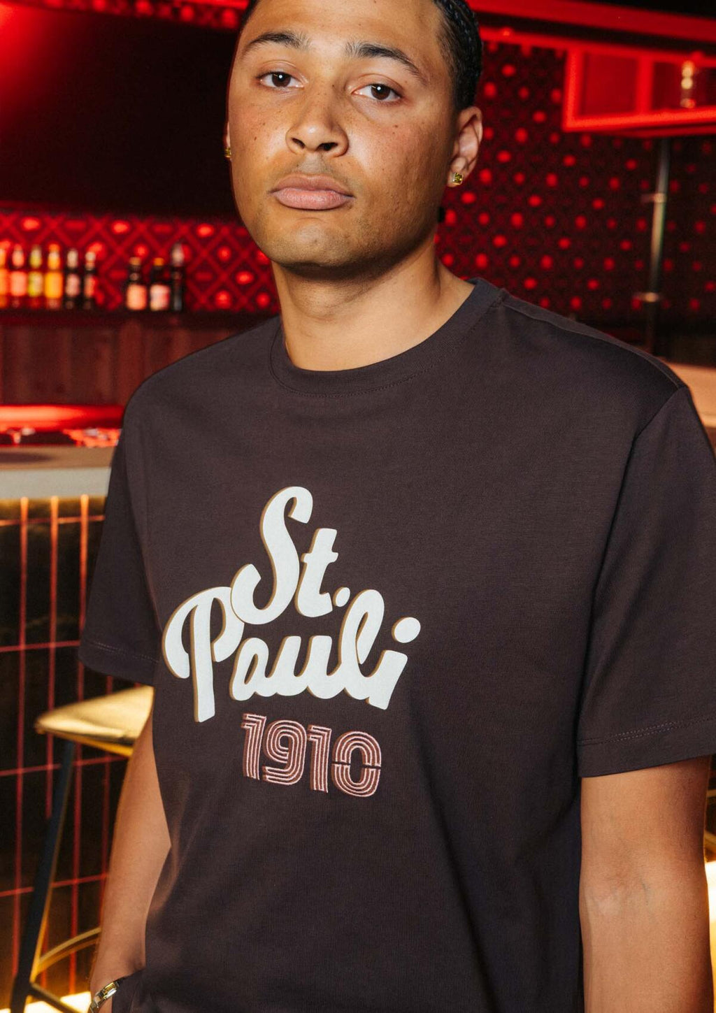 T-Shirt "St. Pauli 1910 braun"