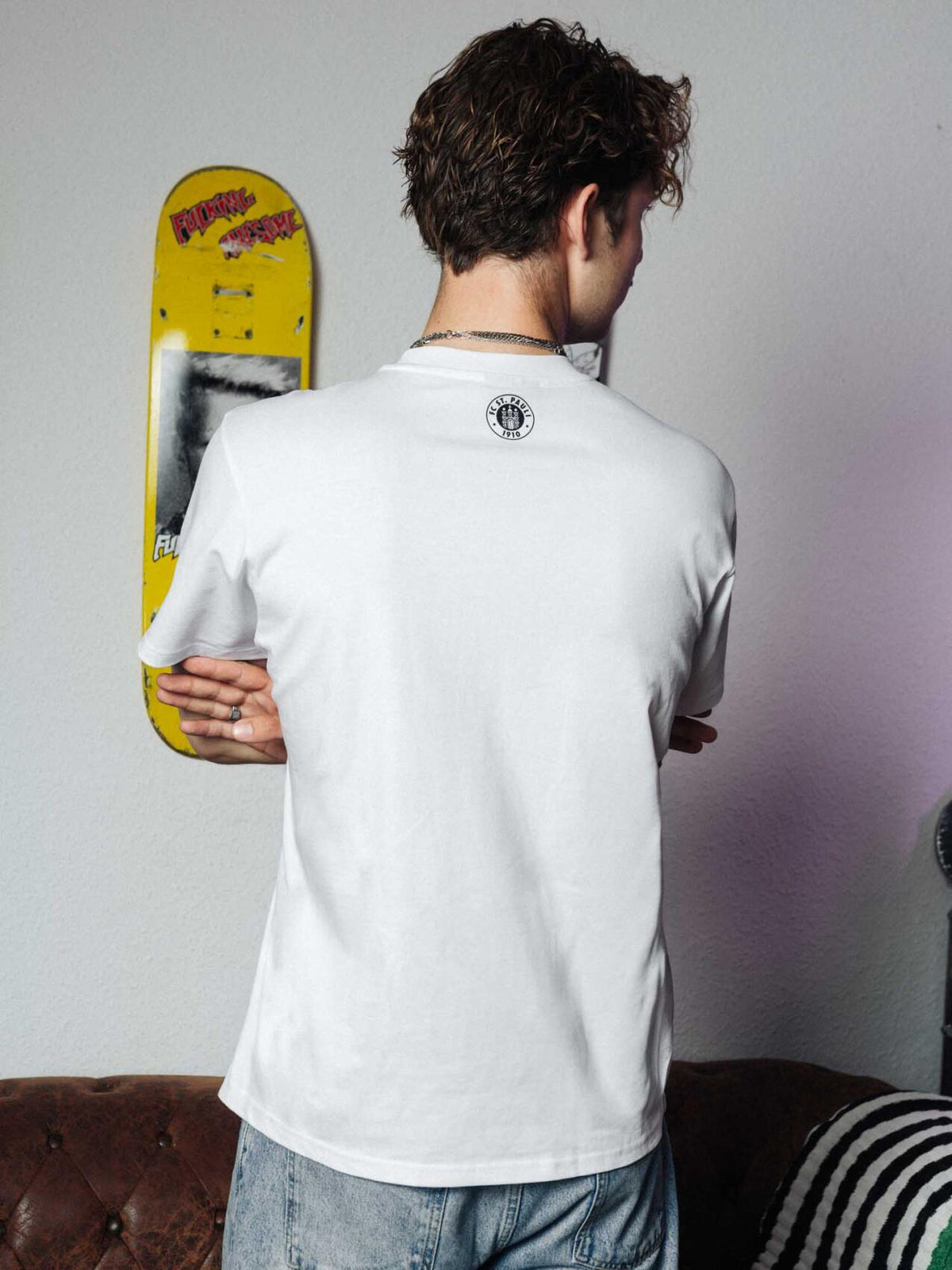 T-Shirt "90s Brit Pop weiss"