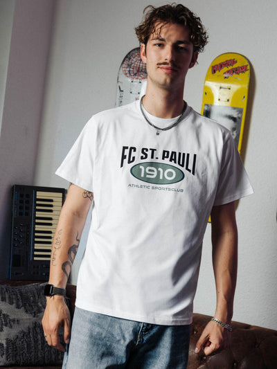 T-Shirt "90s Brit Pop weiss"