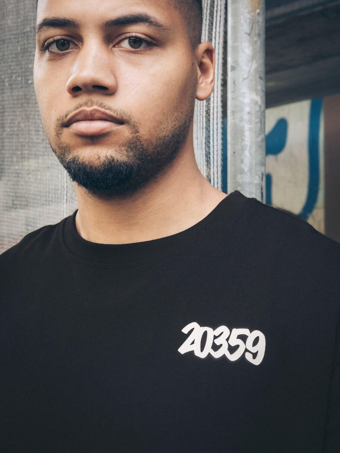 T-Shirt "Drip Marker" schwarz
