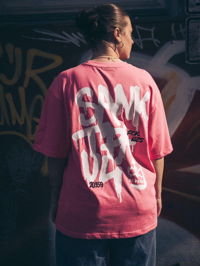 T-Shirt "Drip Marker" pink