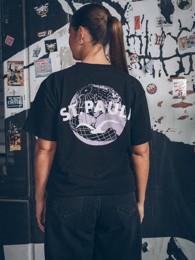 T-Shirt "Clepto x St. Pauli World" schwarz