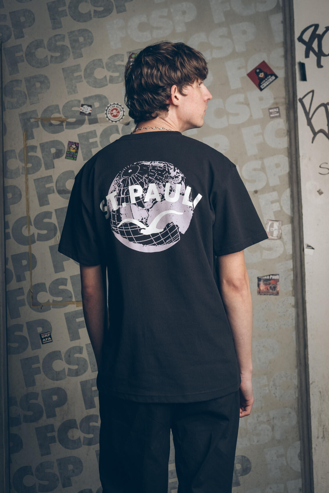 T-Shirt "Clepto x St. Pauli World" schwarz