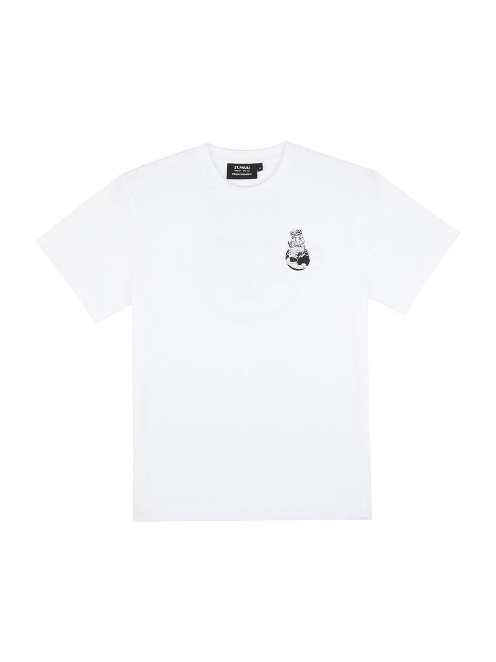 T-Shirt "Clepto x St. Pauli World" weiß