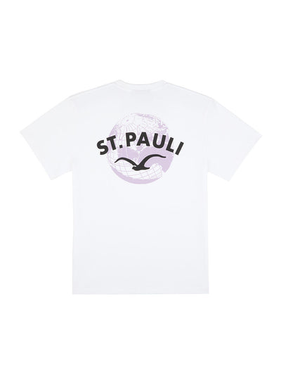 T-Shirt "Clepto x St. Pauli World" weiß