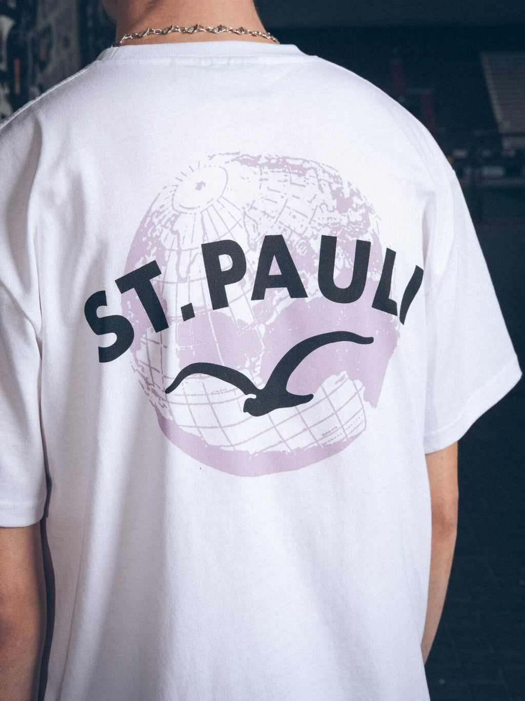 T-Shirt "Clepto x St. Pauli World" weiß