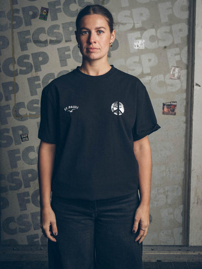T-Shirt "Clepto x St. Pauli Peace" schwarz