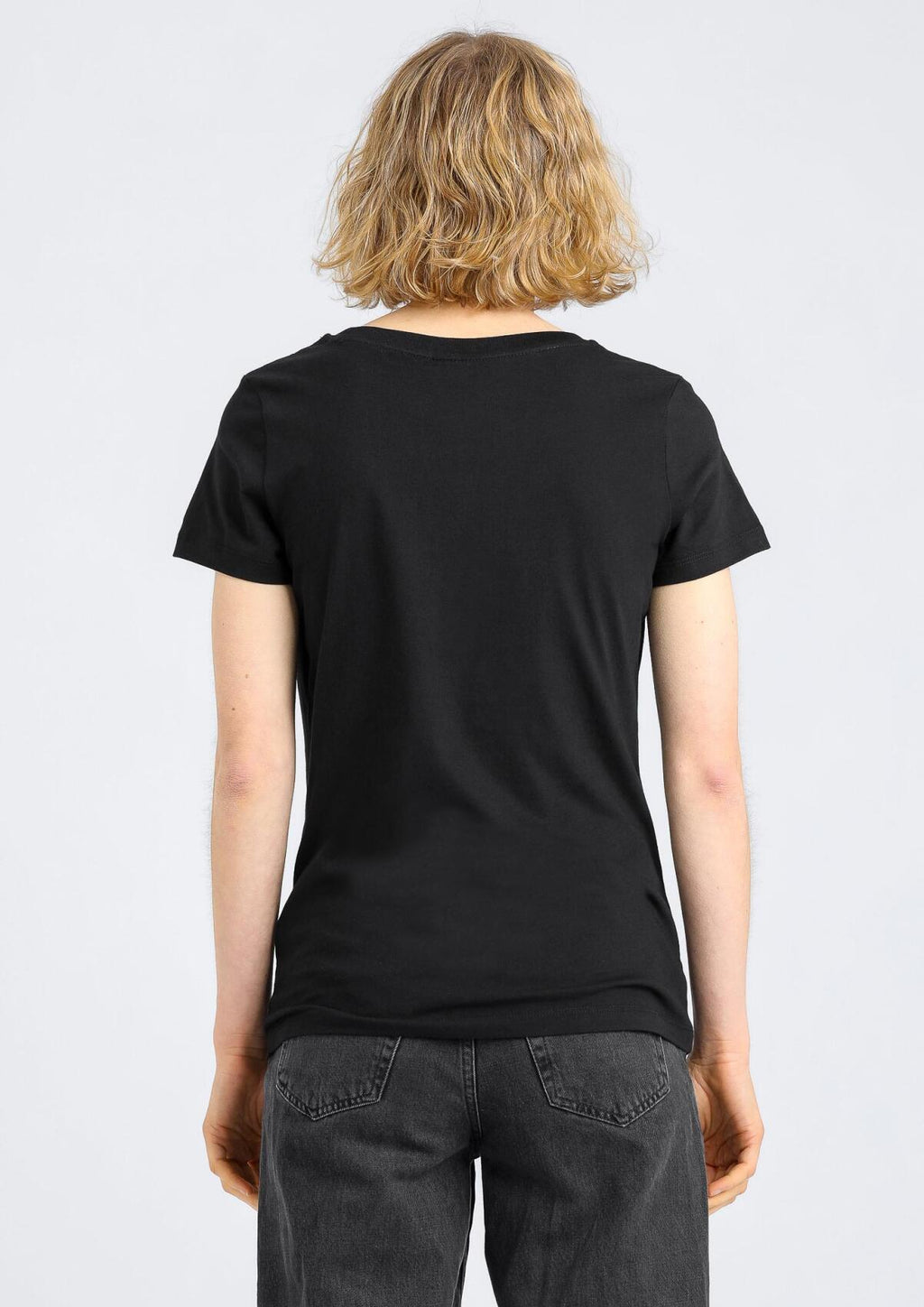 T-Shirt - tailliert "Anker Schwarz"