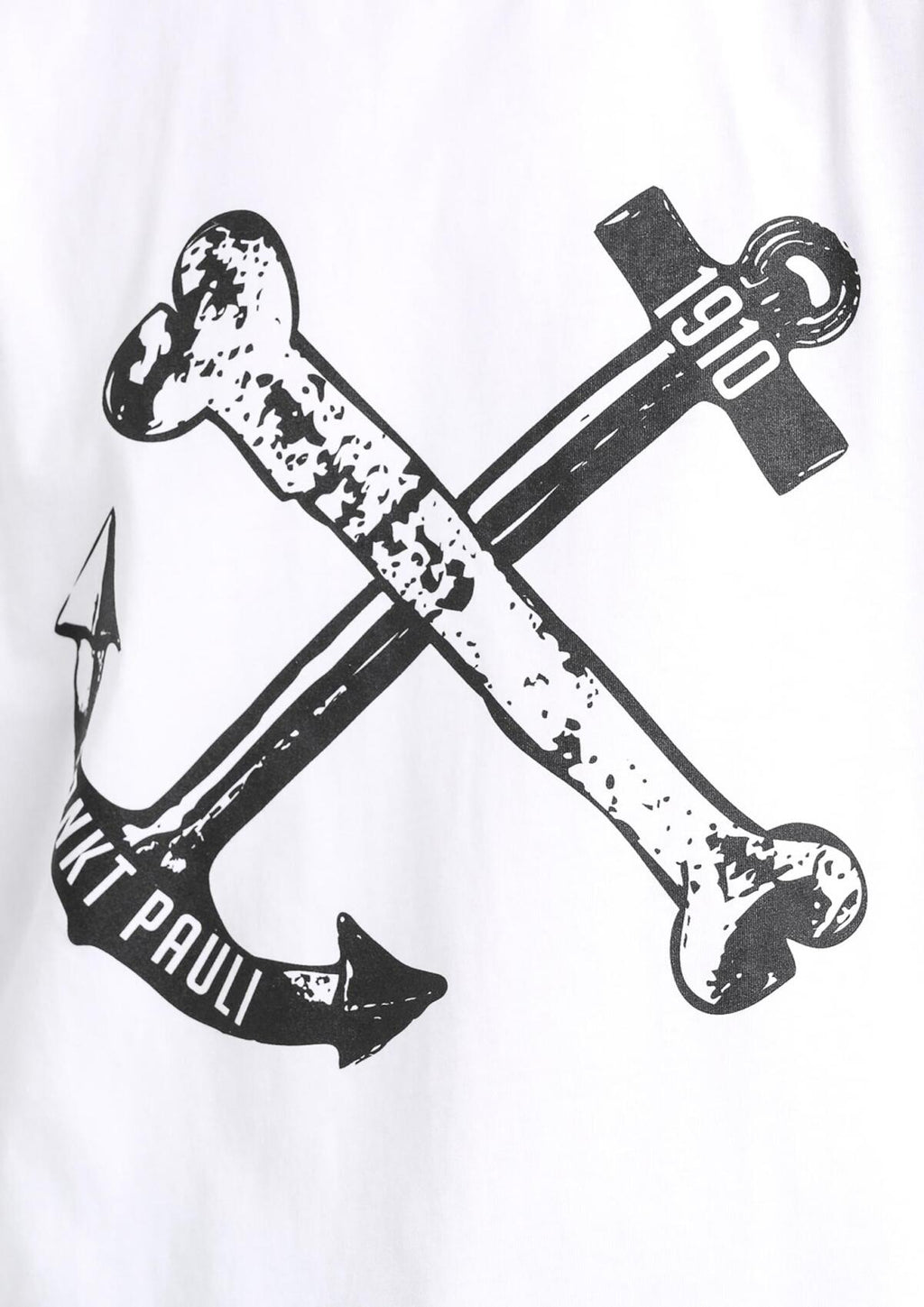 T-Shirt - tailliert "Anker Weiss"