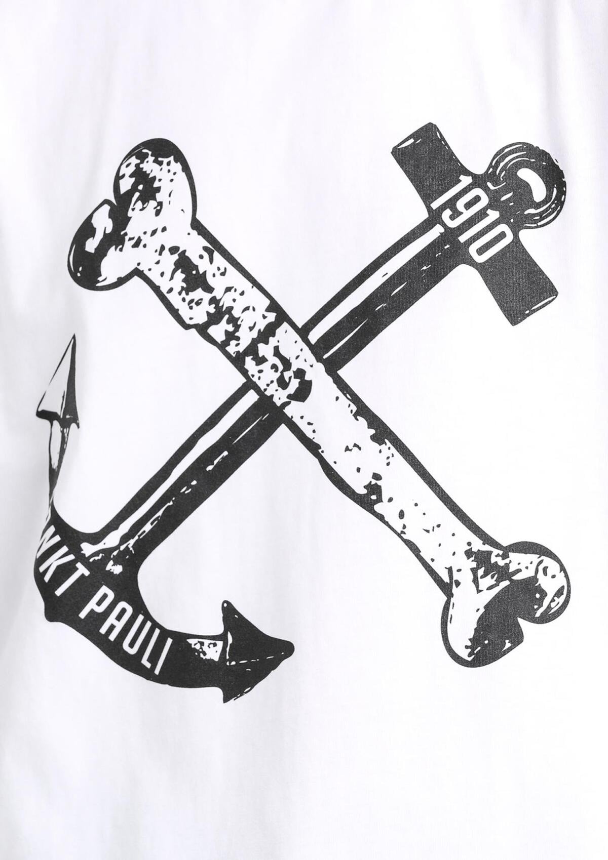 T-Shirt - tailliert "Anker Weiss"