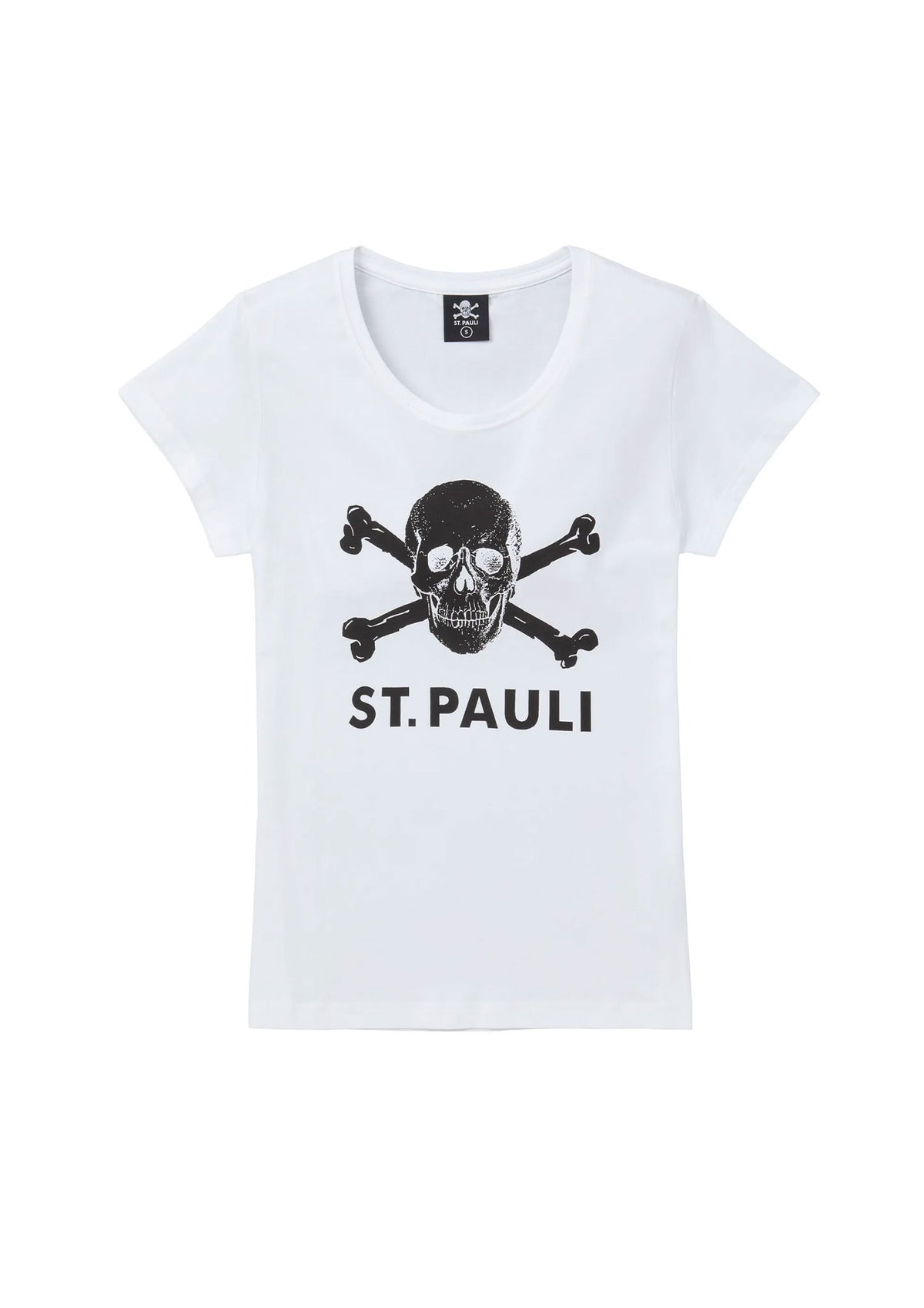 T-Shirt - tailliert "Totenkopf Weiss"