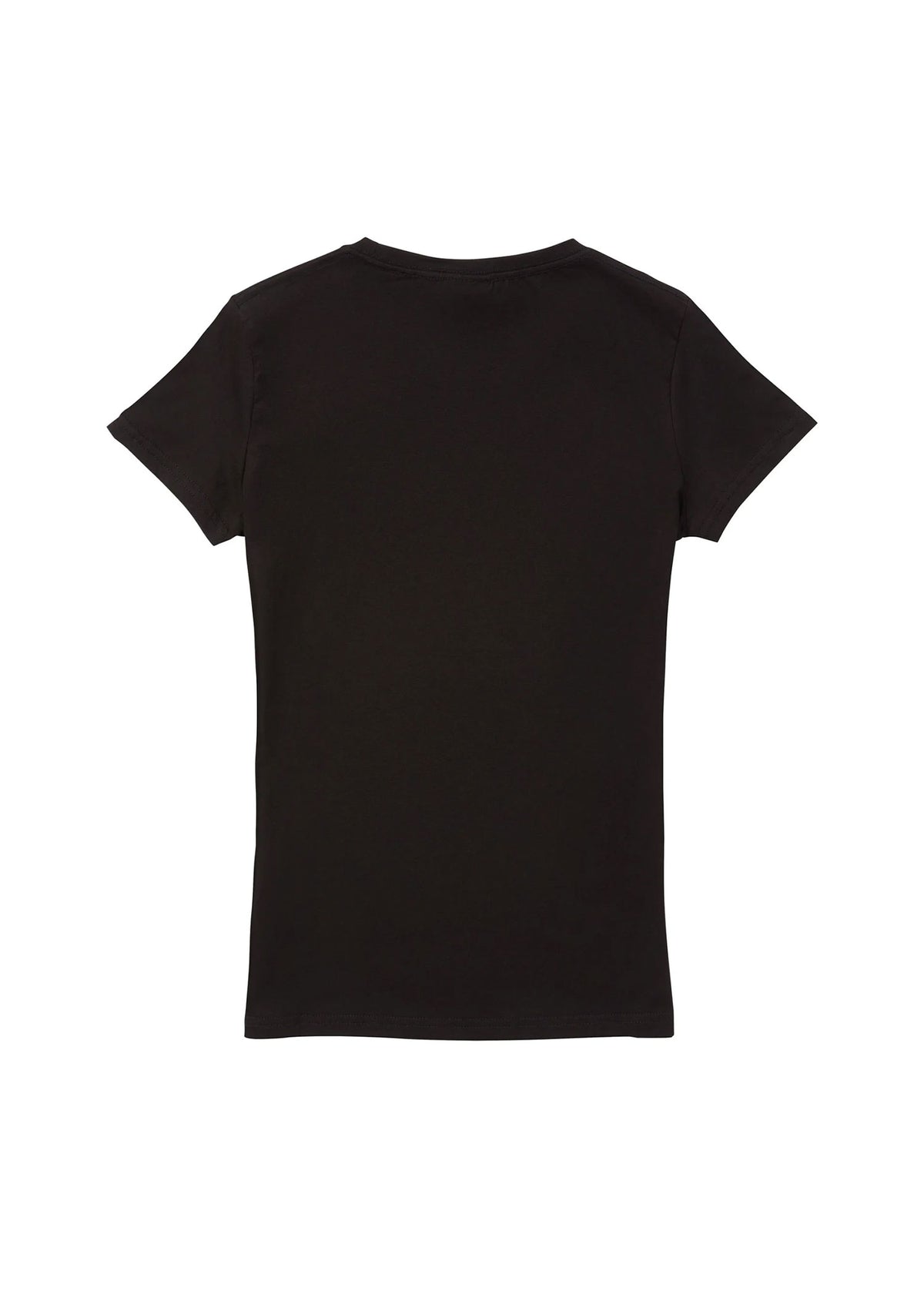 Logo T-Shirt- tailliert "Schwarz - Weiss"