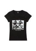 T-Shirt -tailliert "Sound Schwarz"