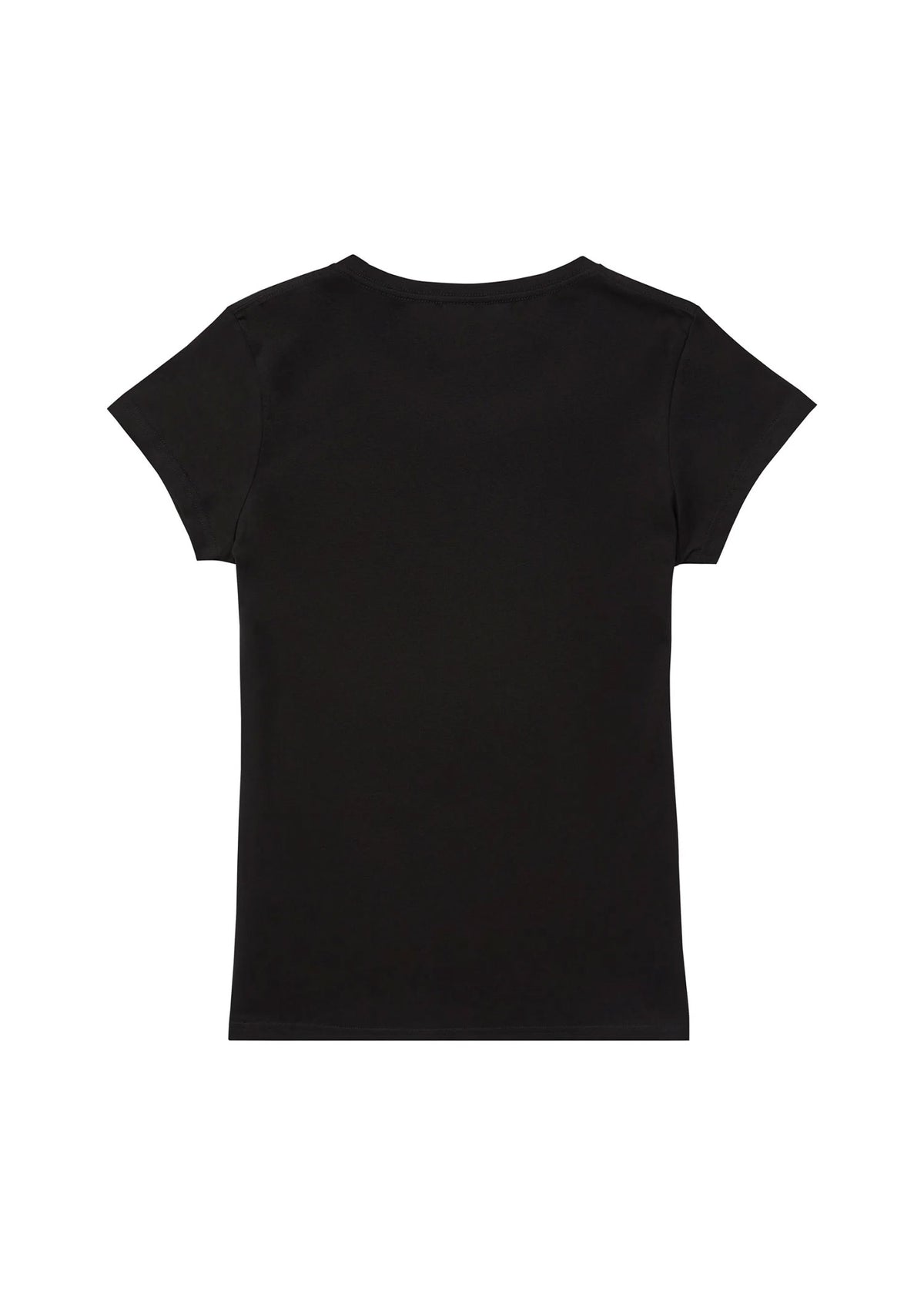 T-Shirt -tailliert "Sound Schwarz"