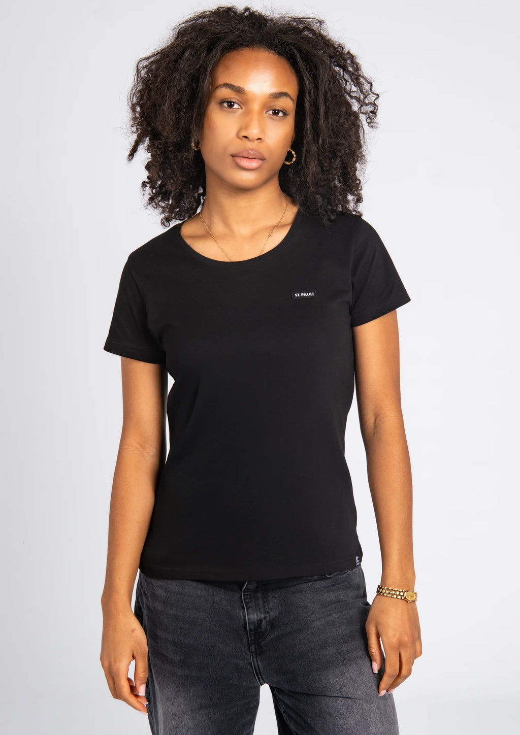 T-Shirt tailliert "ST. PAULI PURE" schwarz
