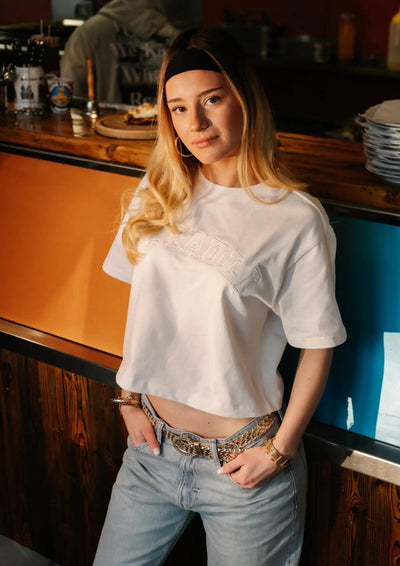 T-Shirt "St. Pauli College Club" cropped