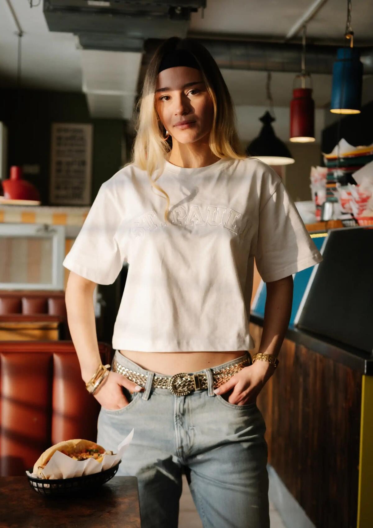 T-Shirt "St. Pauli College Club" cropped