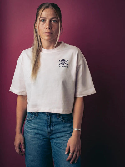 T-Shirt "Rose / Plum" cropped