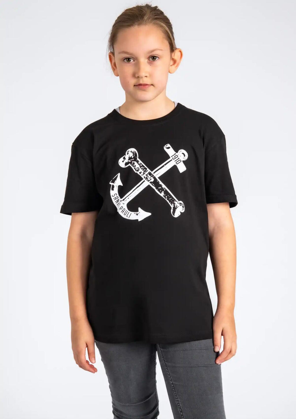 Kinder T-Shirt Anker Schwarz