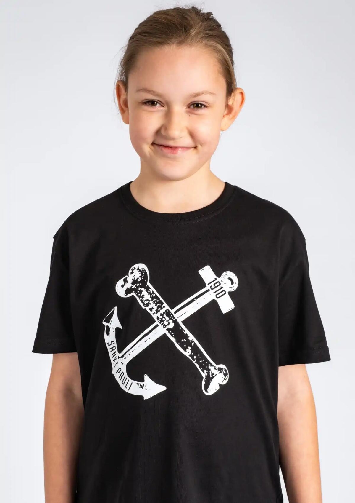 Kinder T-Shirt Anker Schwarz