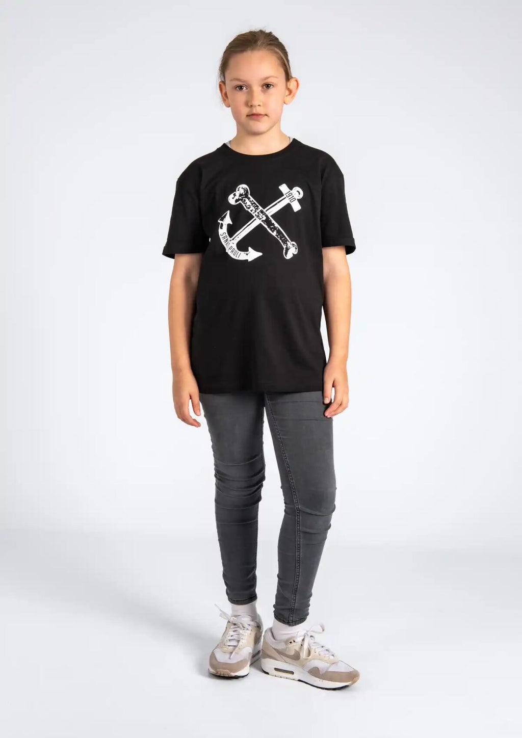Kinder T-Shirt Anker Schwarz