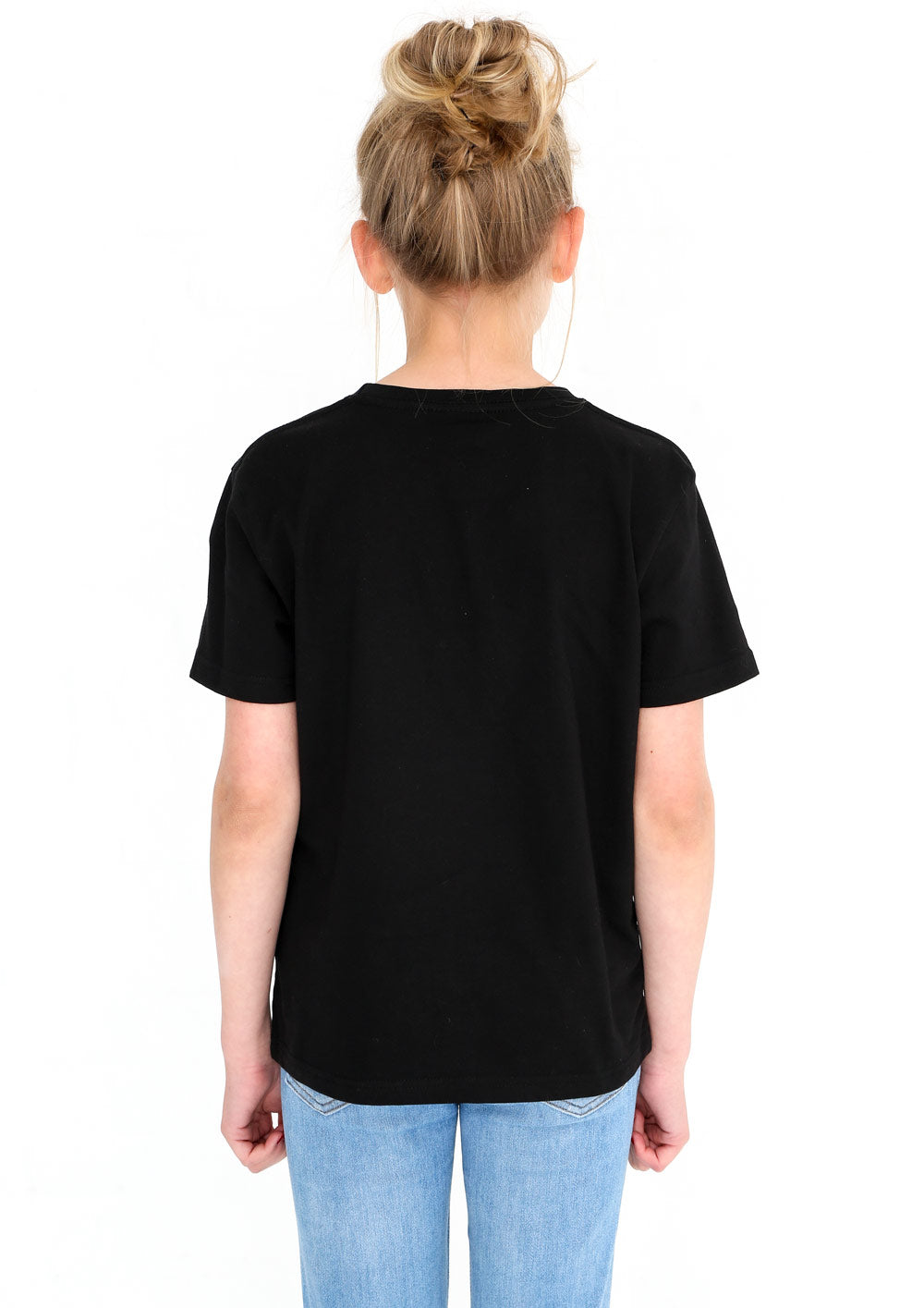 Kinder T-Shirt Schwarz-Gold