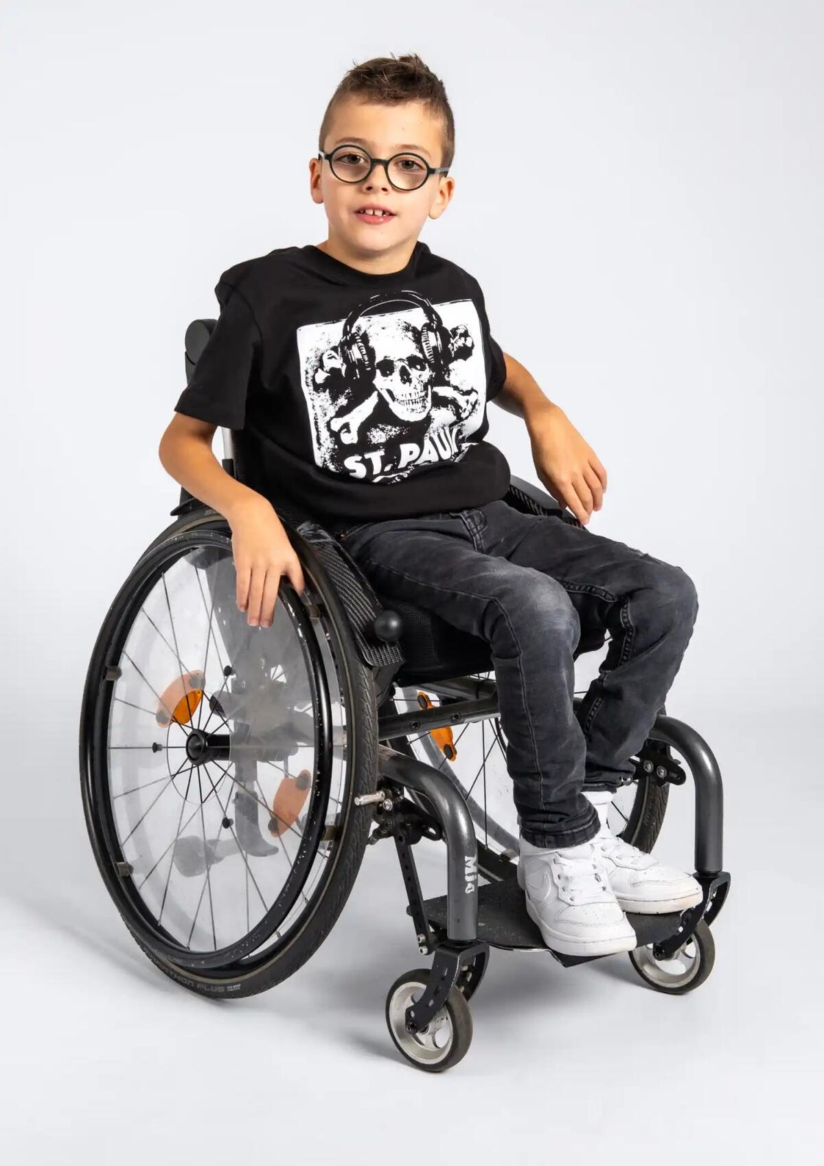 Kinder T-Shirt Sound Schwarz