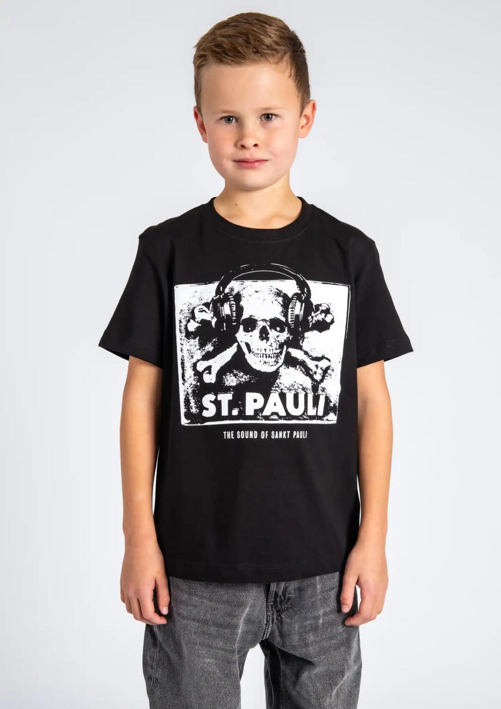 Kinder T-Shirt Sound Schwarz