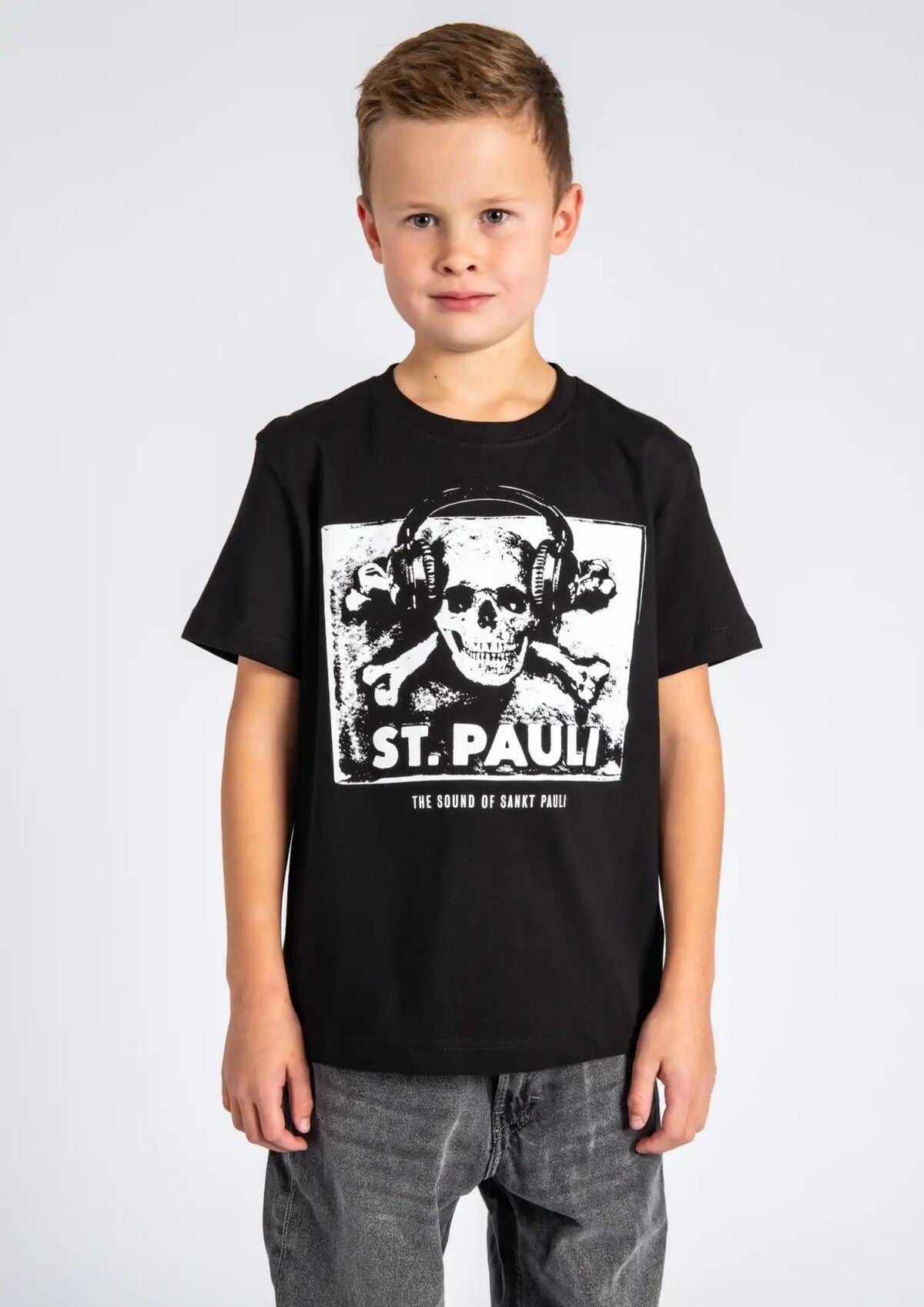 Kinder T-Shirt Sound Schwarz