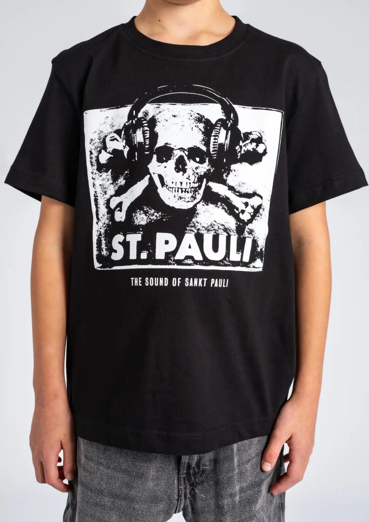 Kinder T-Shirt Sound Schwarz