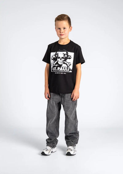 Kinder T-Shirt Sound Schwarz