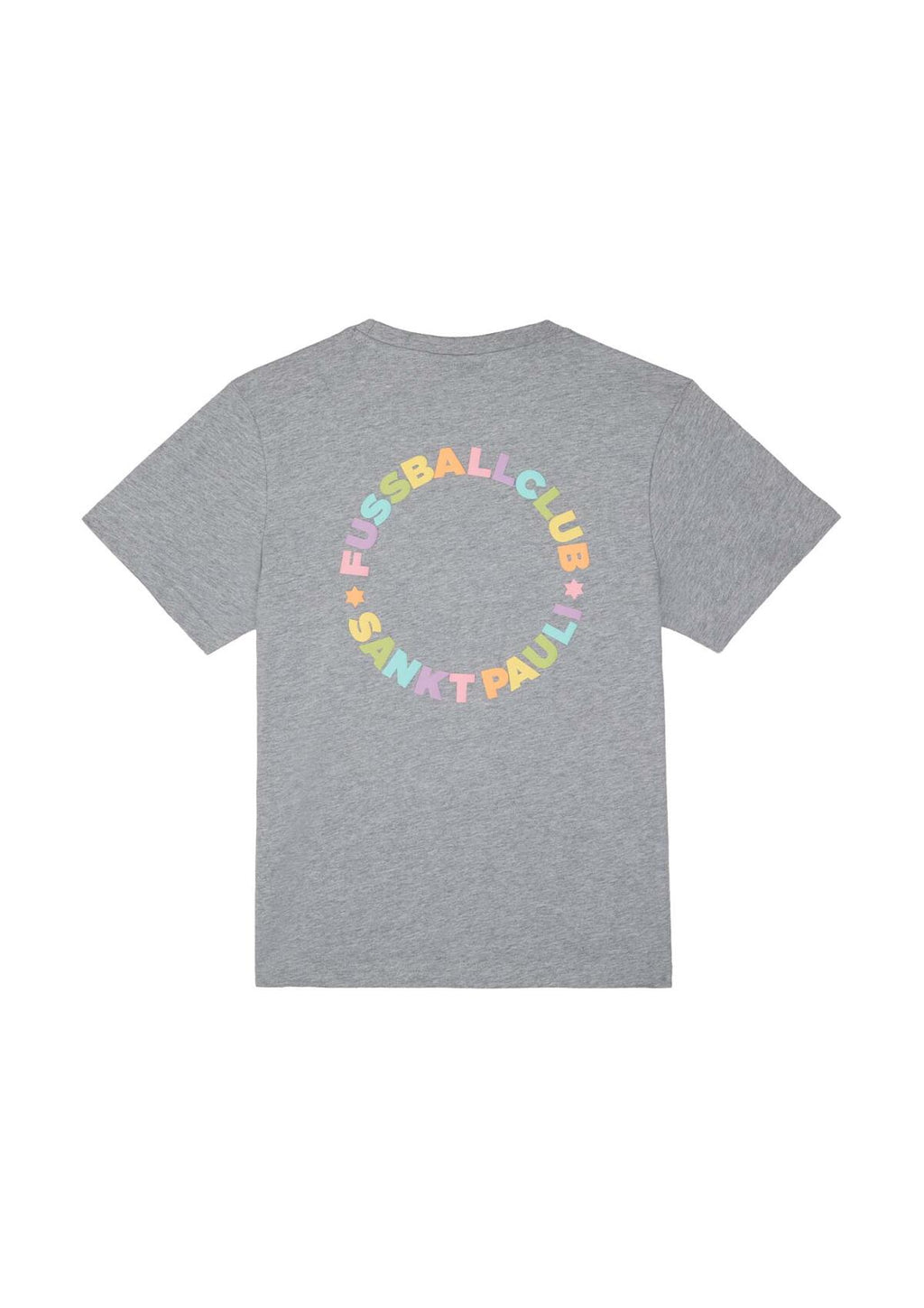 Kinder T-Shirt Rainbow Circle - Grey Melange