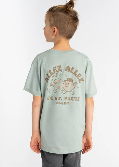 Kinder T-Shirt "Allez Allez" mint