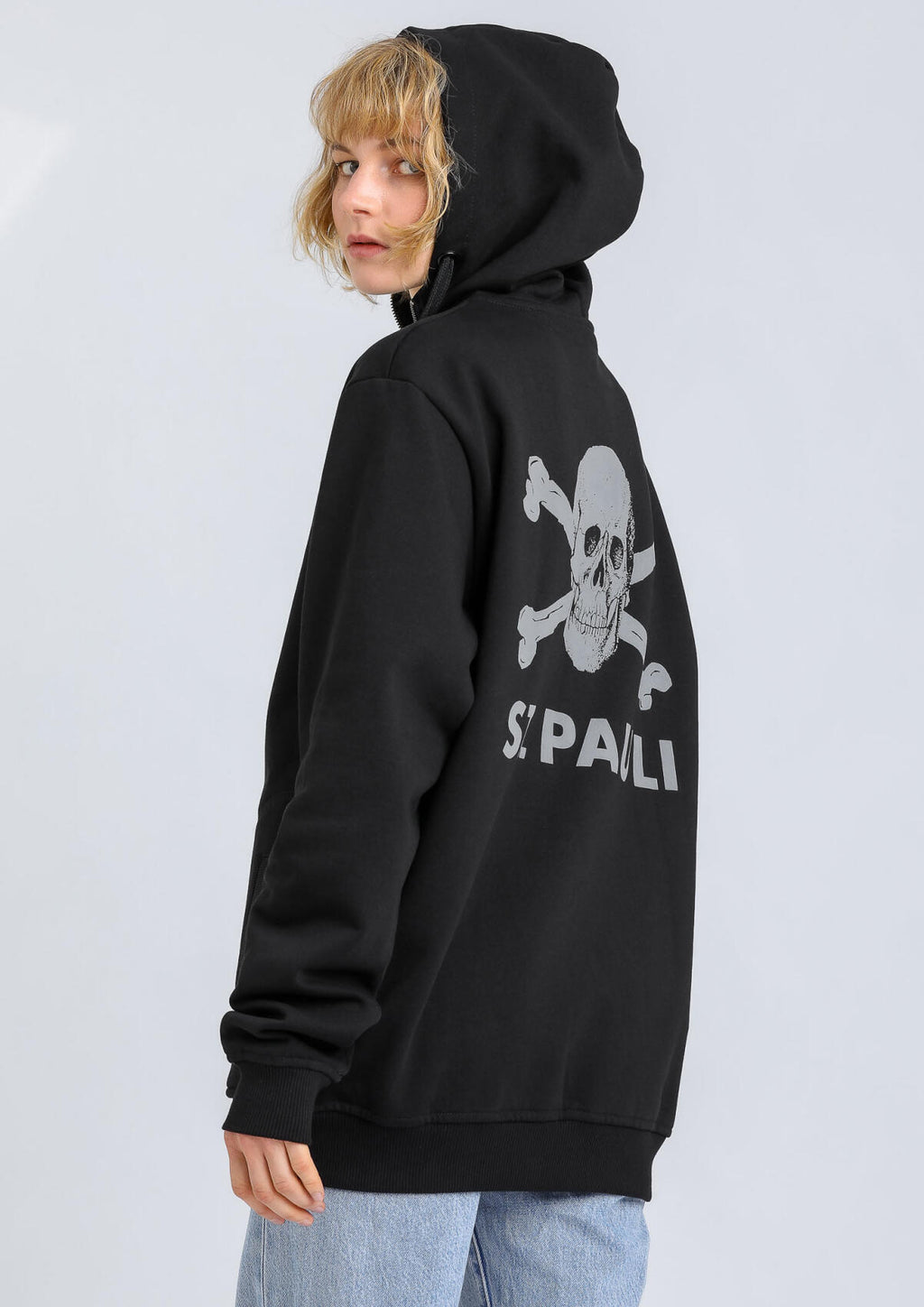 Kapuzenjacke Totenkopf