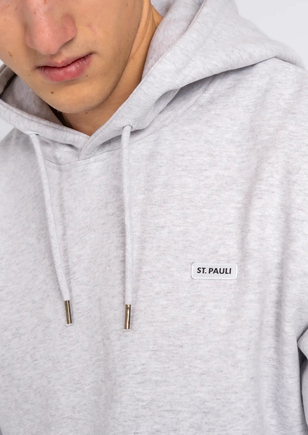 Kapuzenpullover "ST. PAULI PURE" hellgrau
