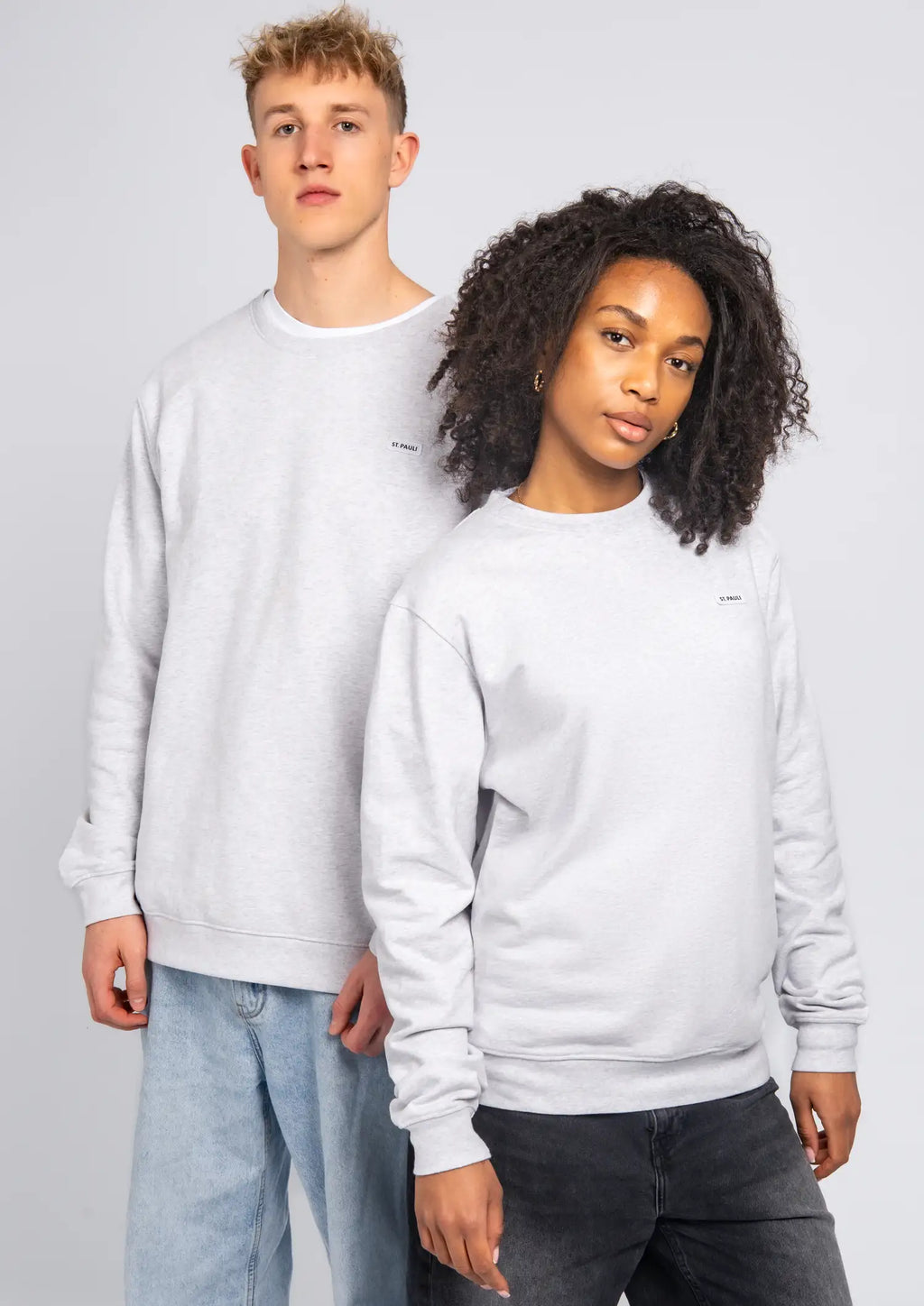Sweater "ST. PAULI PURE" hellgrau