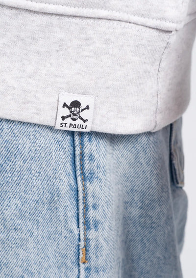 Sweater "ST. PAULI PURE" hellgrau